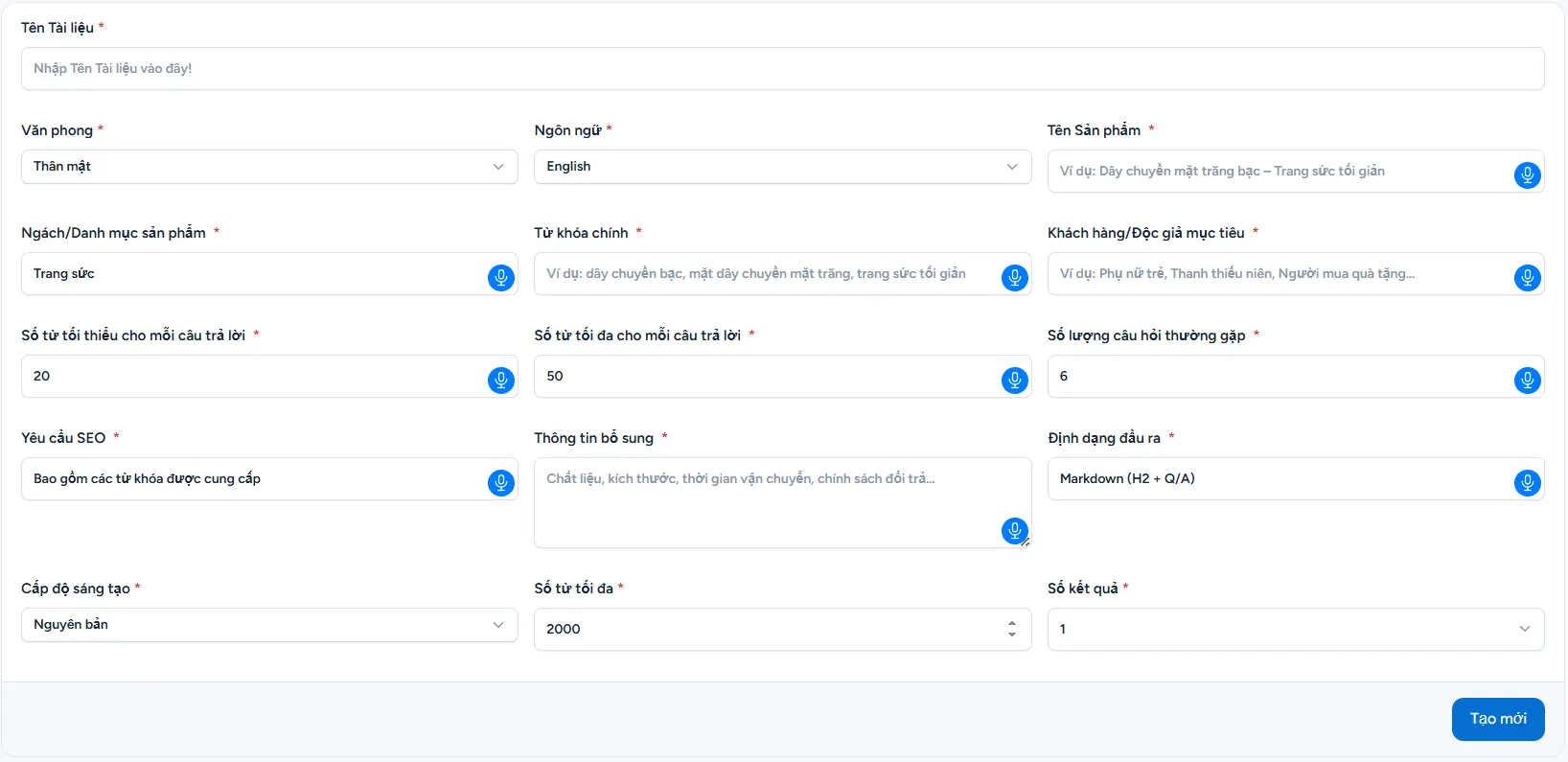 Tạo FAQ chuẩn SEO Etsy